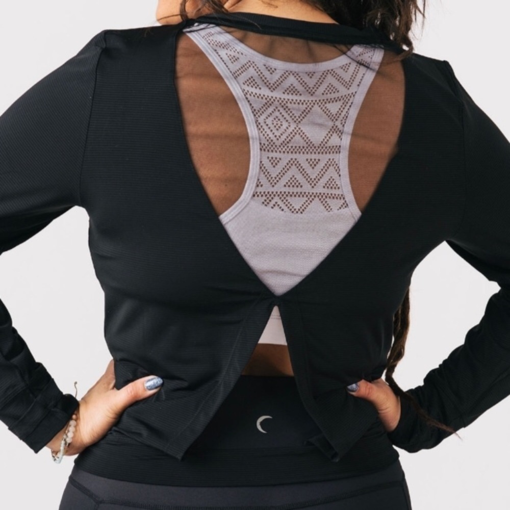 Zyia Mesh Back Long Sleeve Shirt p1.